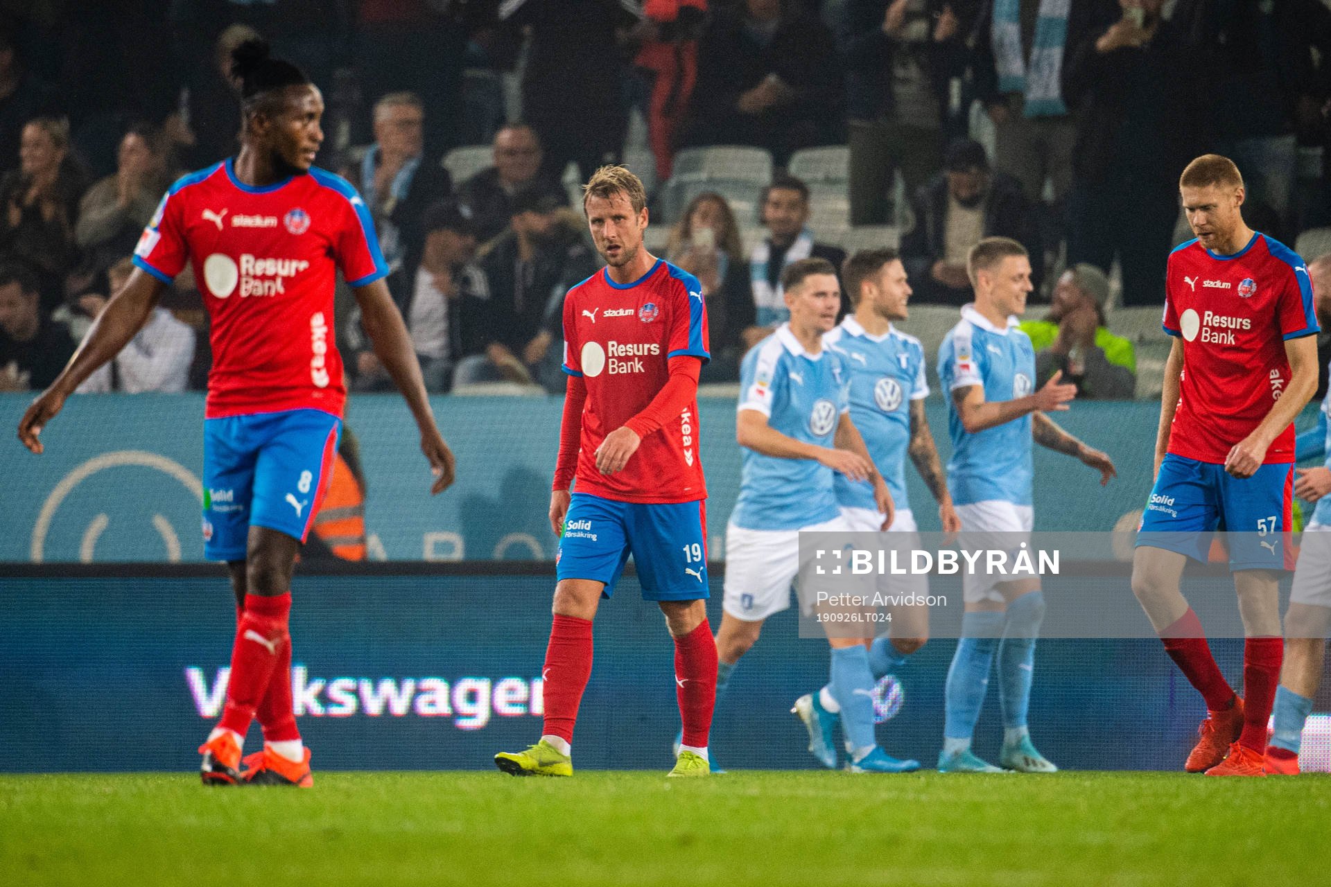 Helsingborgs Mamudu Moro, Tobias Mikkelsen och Markus