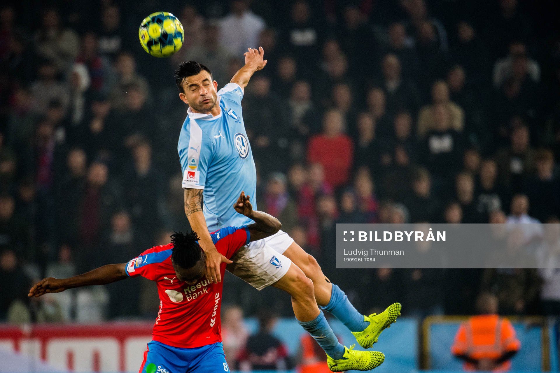 Malmö FFs Behrang Safari och Helsingborgs Mamudu Moro