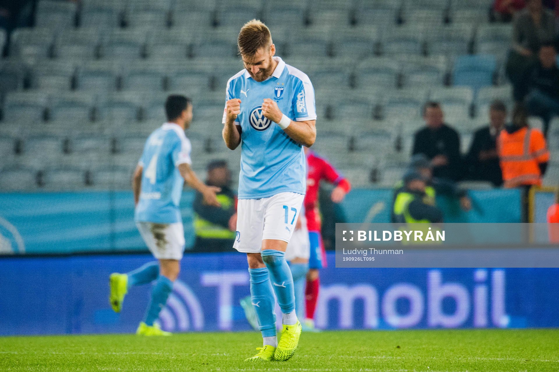 Malmö FFs Rasmus Bengtsson jublar