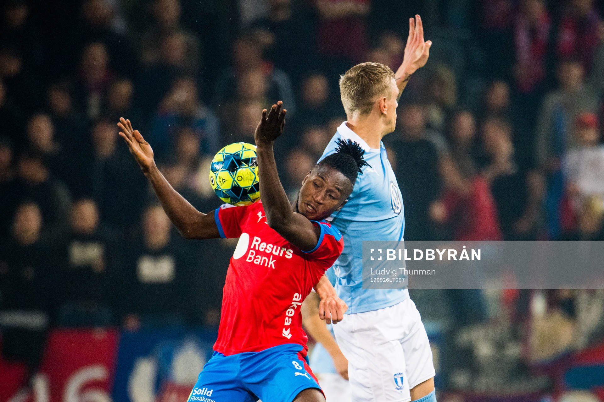 Helsingborgs Mamudu Moro och Malmö FFs Sören Rieks