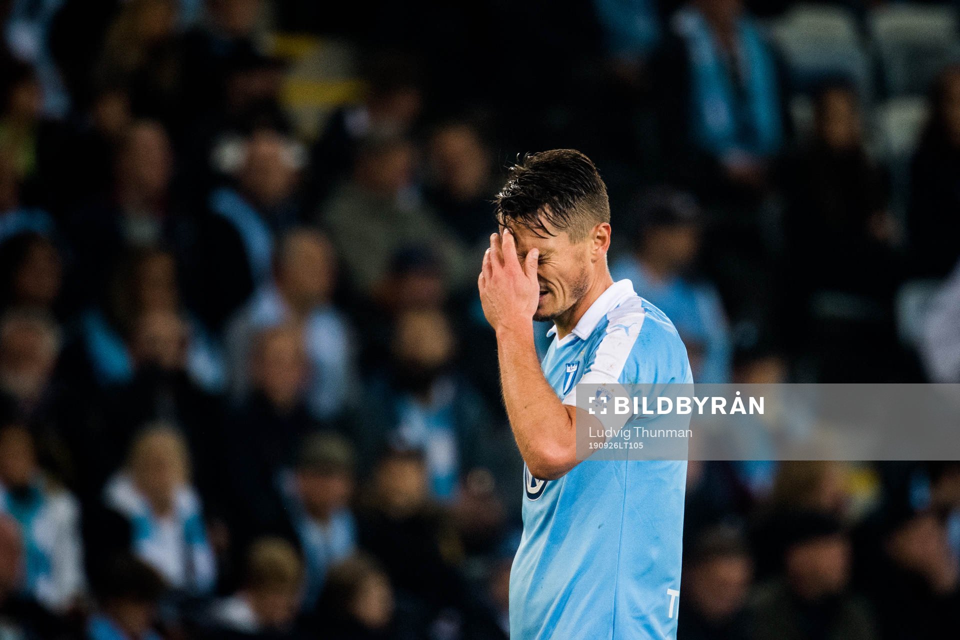 Malmö FFs Markus Rosenberg deppar