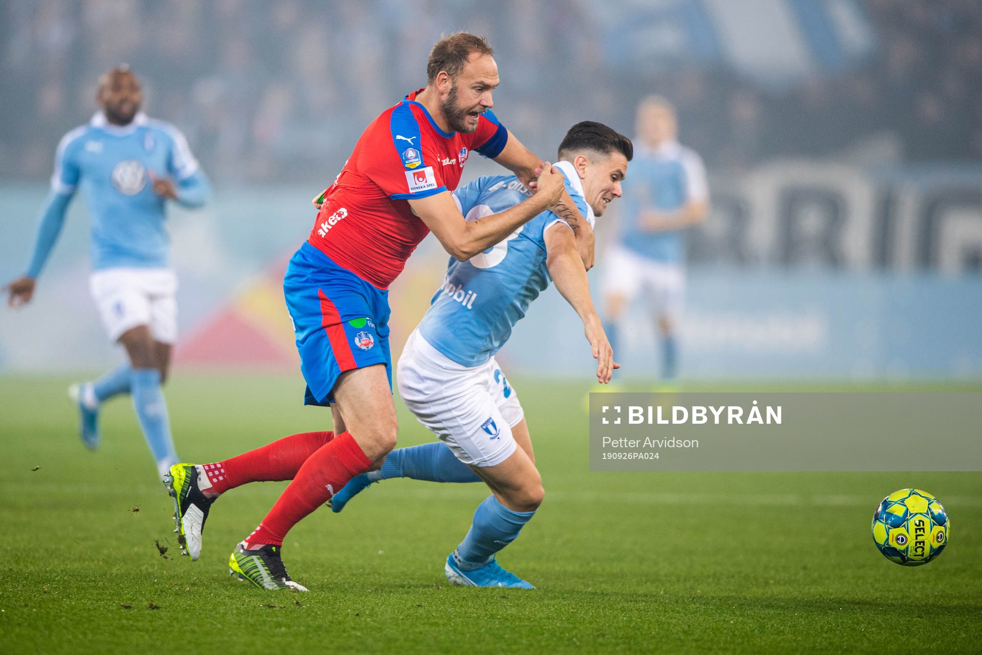 Helsingborgs Andreas Granqvist och Malmö FFs Marcus