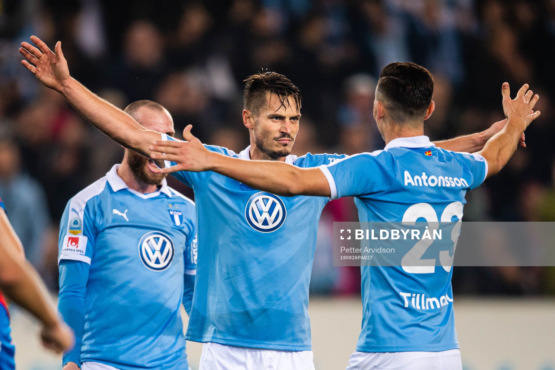 Malmö FFs Markus Rosenberg jublar
