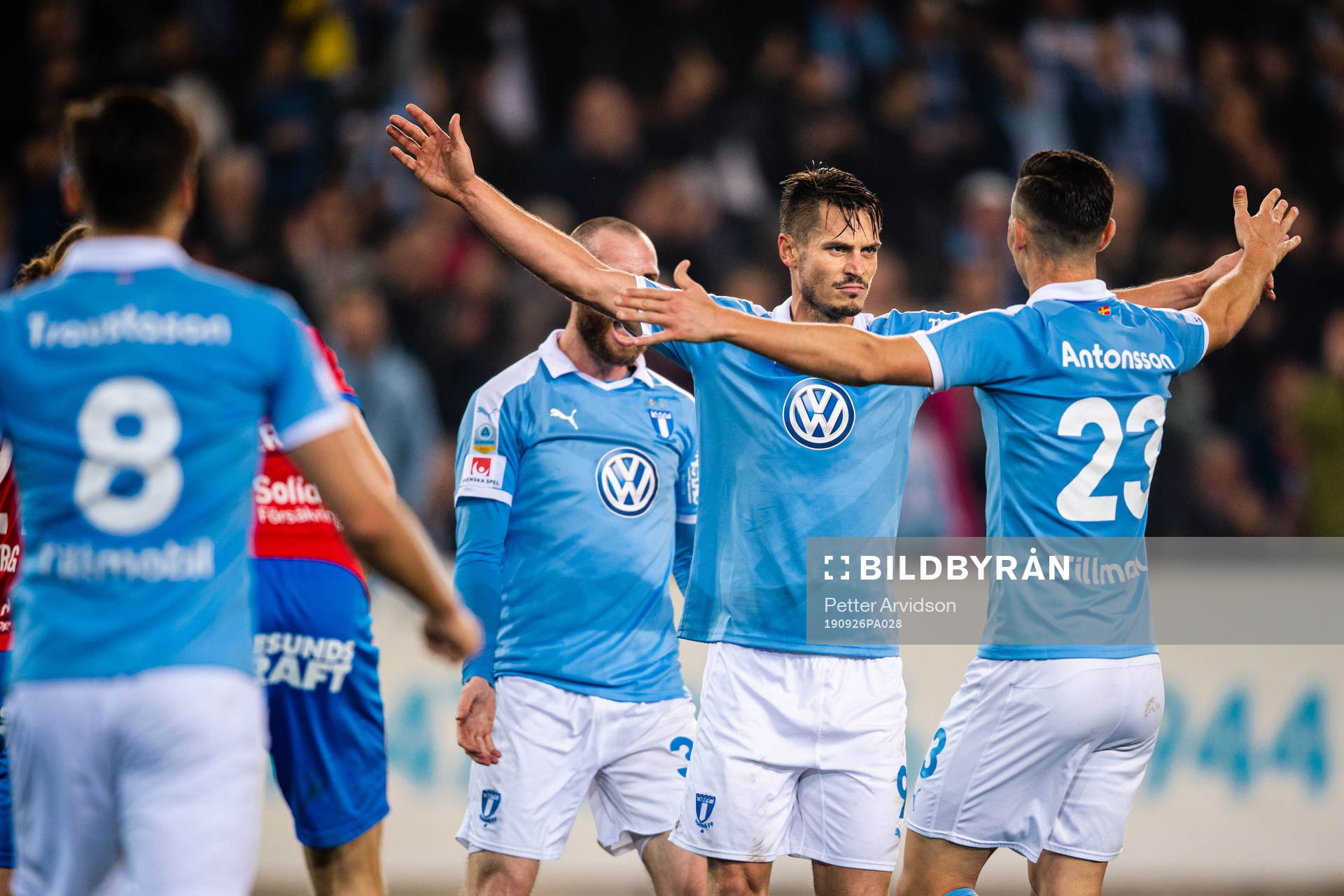 Malmö FFs Markus Rosenberg jublar