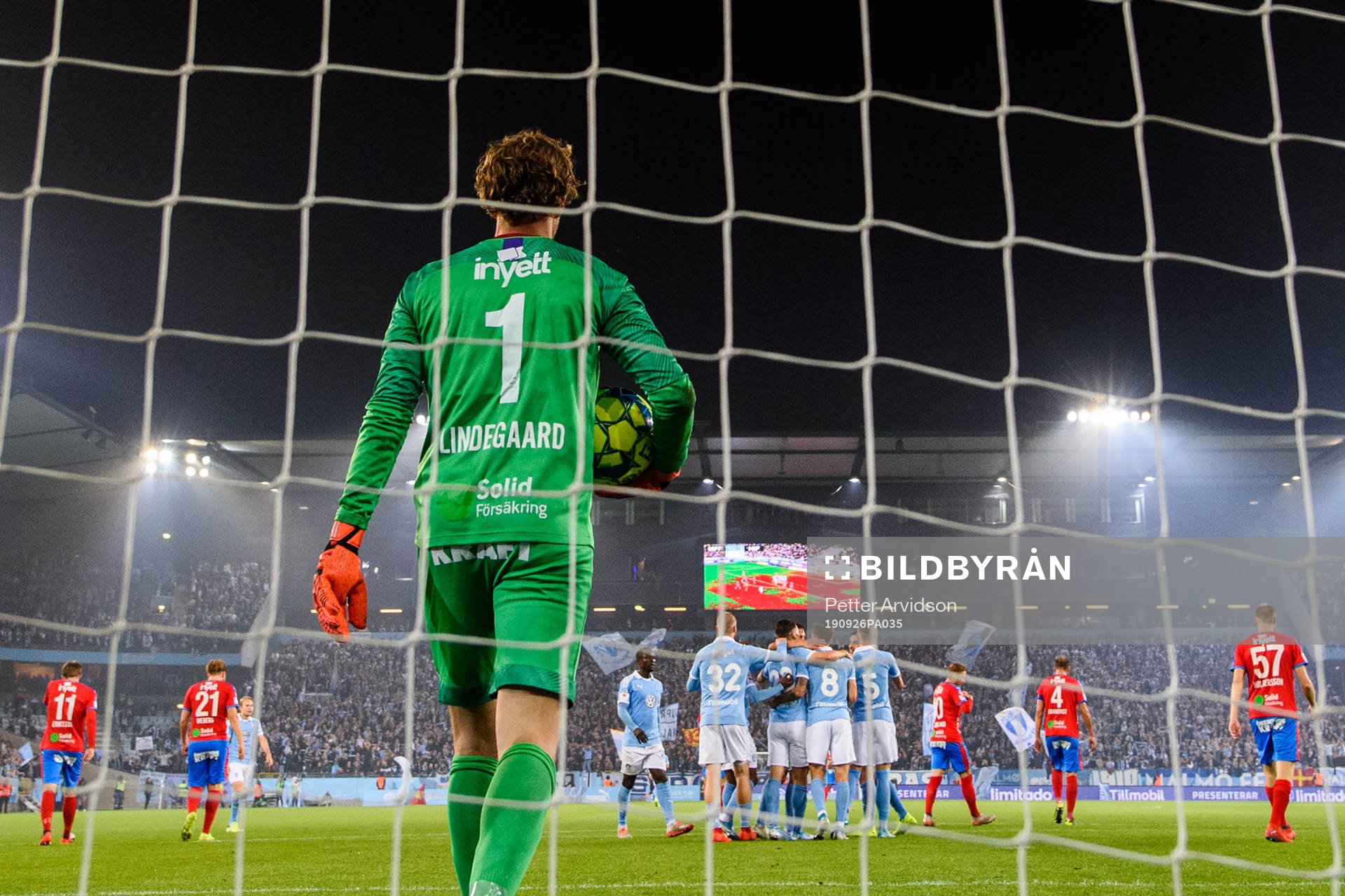 Malmö FFs spelare jublar