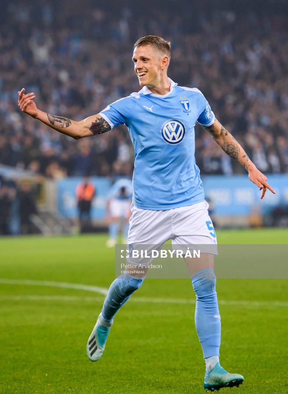 Malmö FFs Sören Rieks jublar