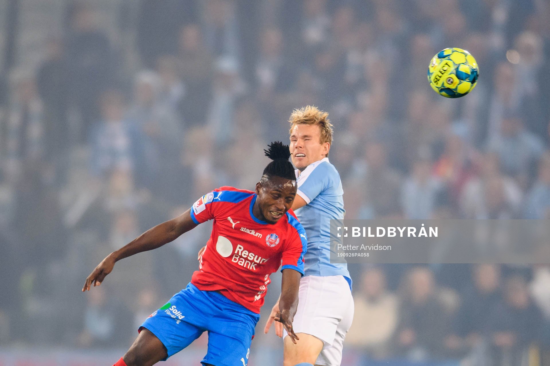 Helsingborgs Mamudu Moro och Malmö FFs Oscar Lewicki