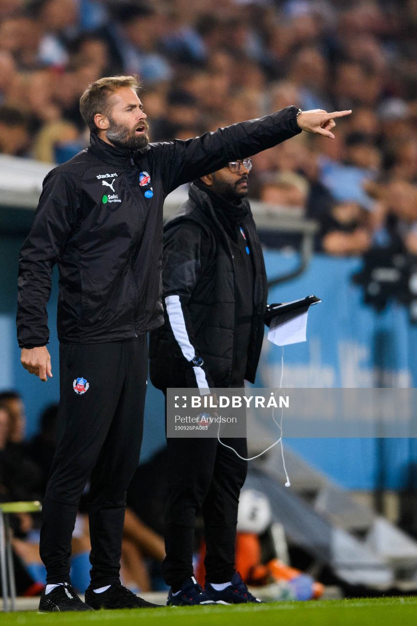 Helsingborgs tränare Olof Mellberg