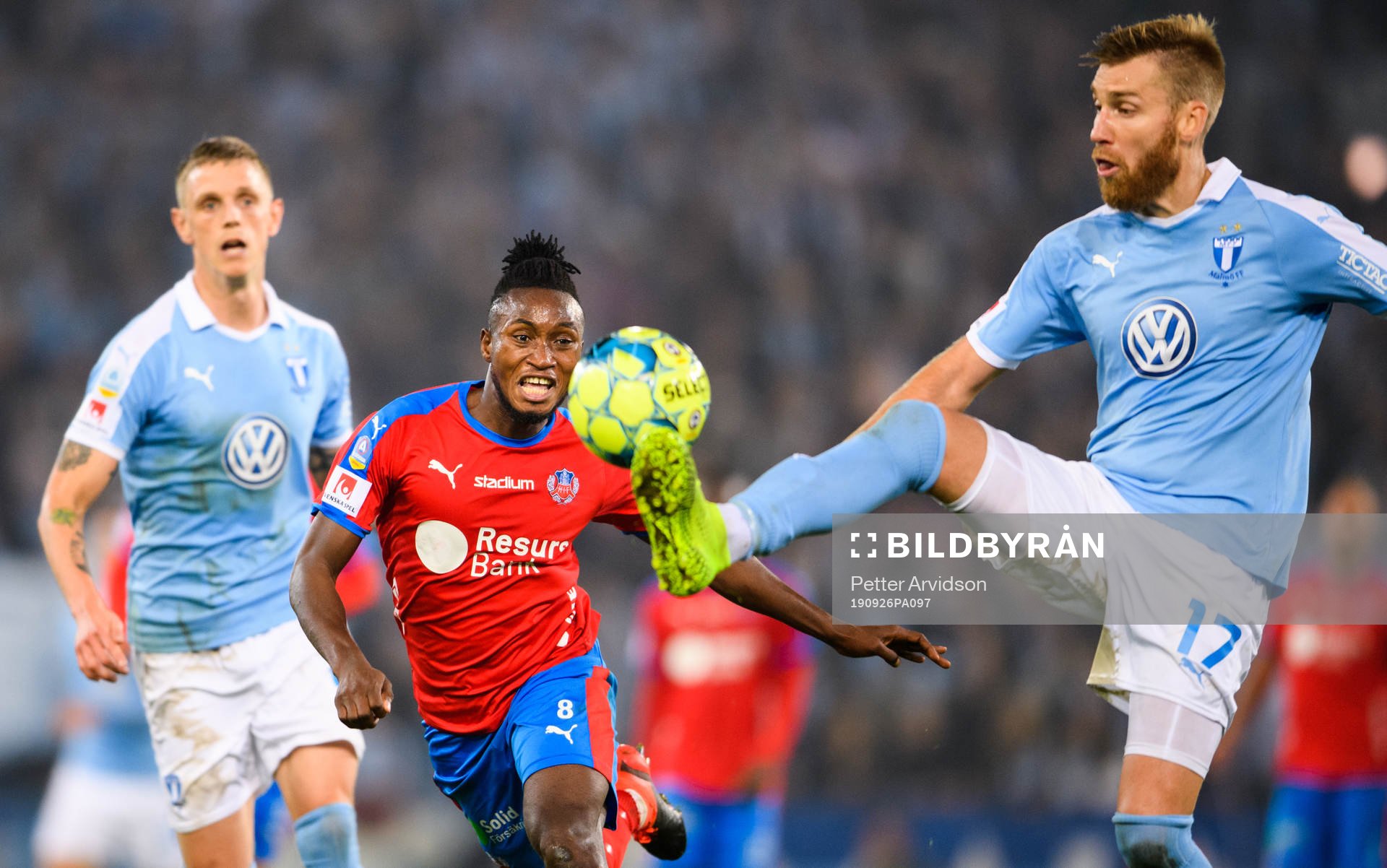 Helsingborgs Mamudu Moro och Malmö FFs Rasmus Bengtsson