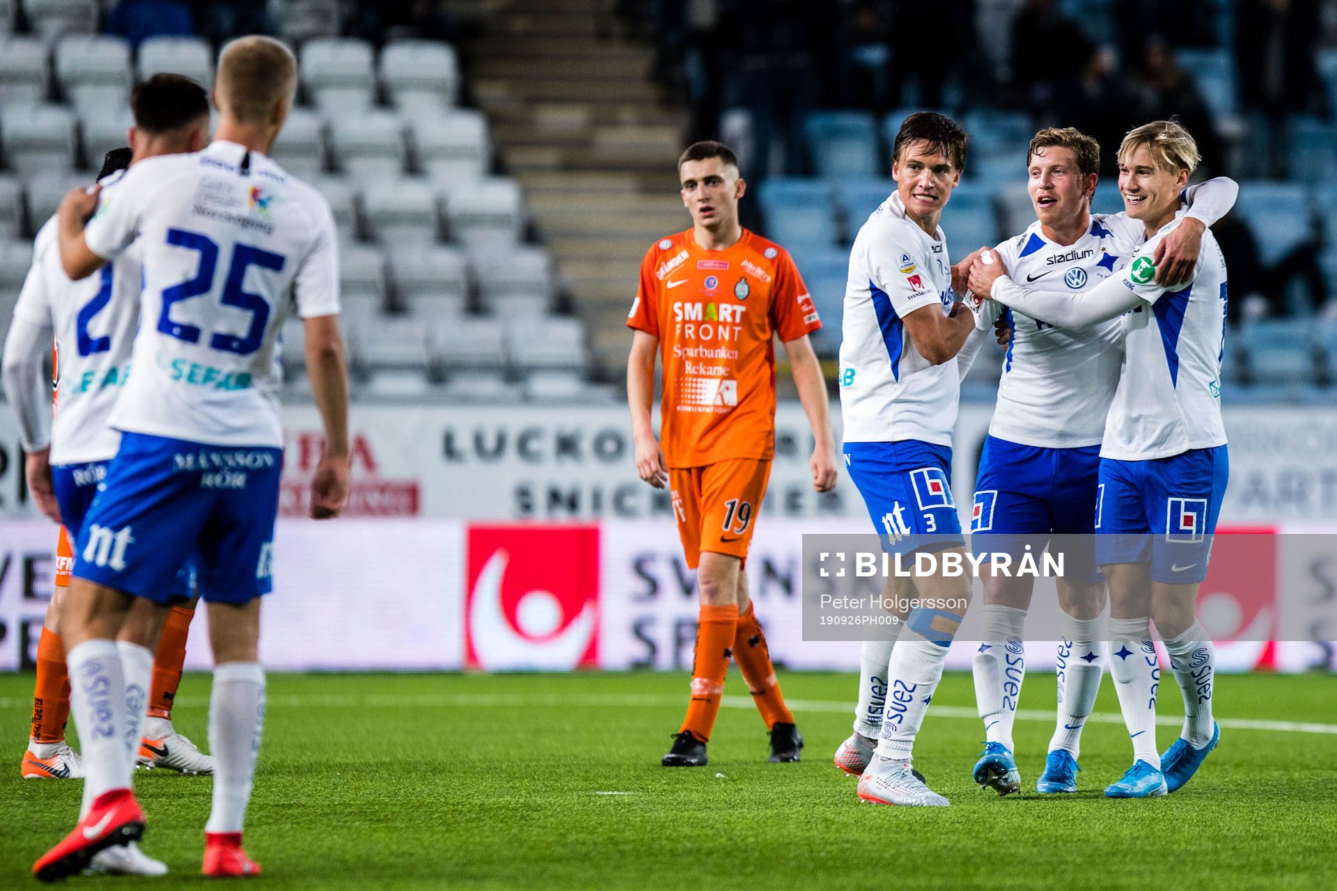IFK Norrköpings Rasmus Lauritsen, Alexander Fransson och