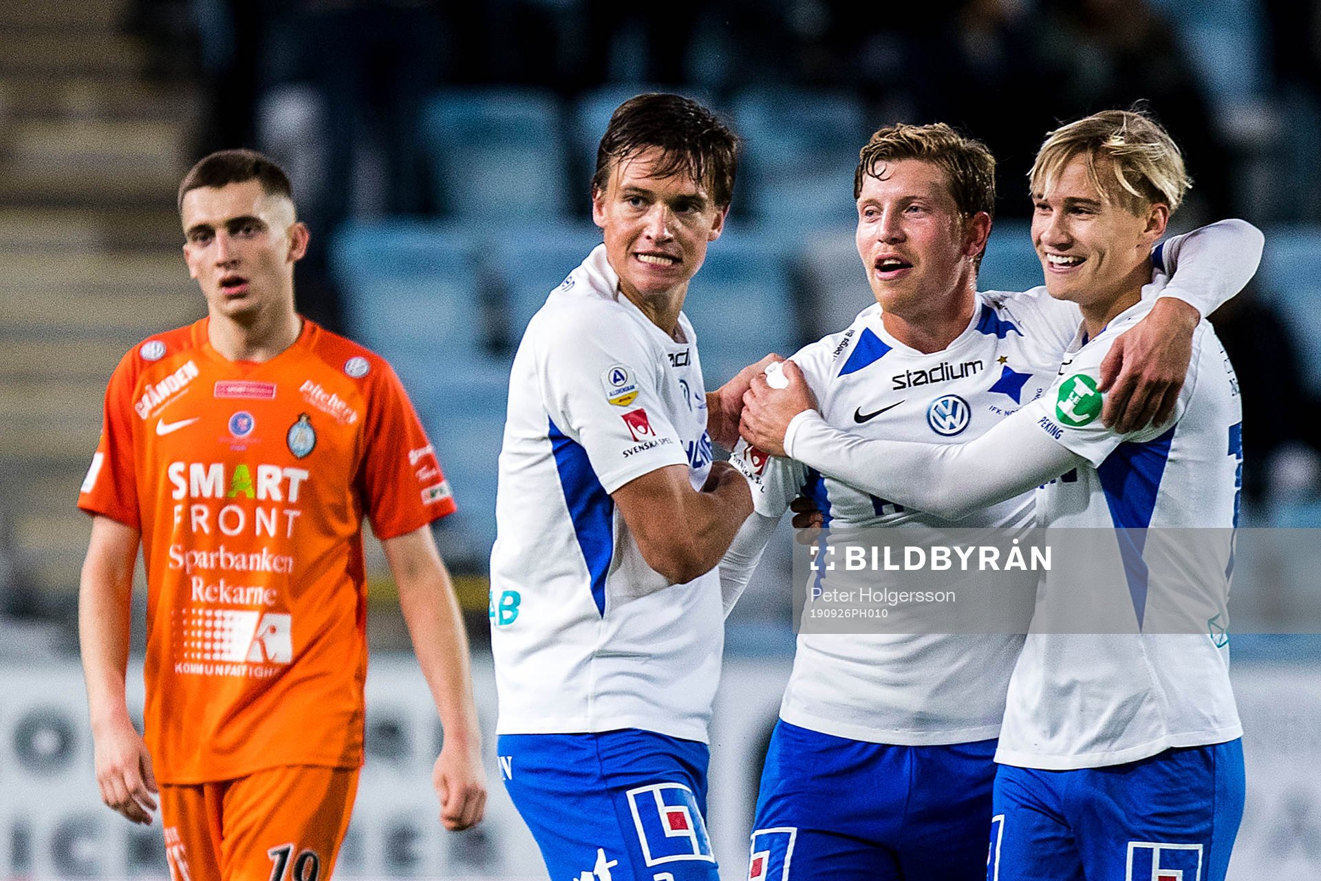 IFK Norrköpings Rasmus Lauritsen, Alexander Fransson och