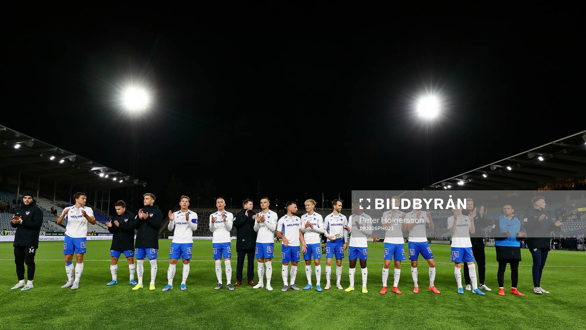 IFK Norrköpings spelare jublar