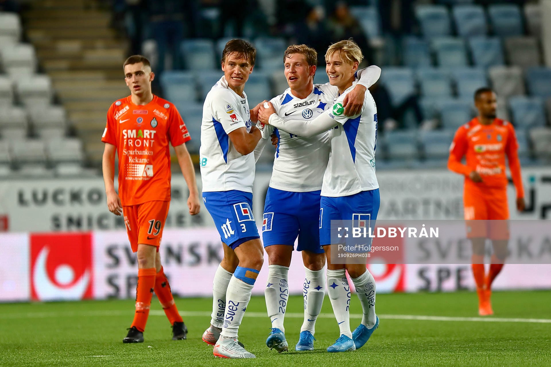 IFK Norrköpings Rasmus Lauritsen, Alexander Fransson och