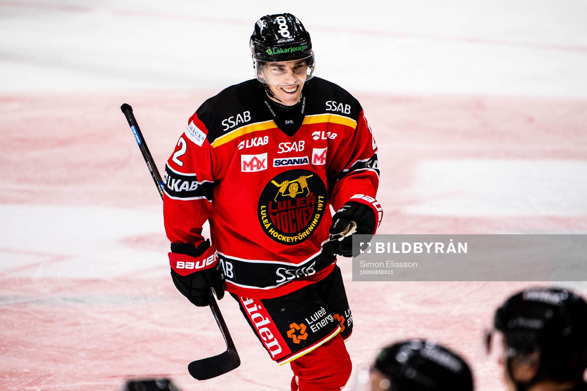 Luleås Fredrik Styrman jublar