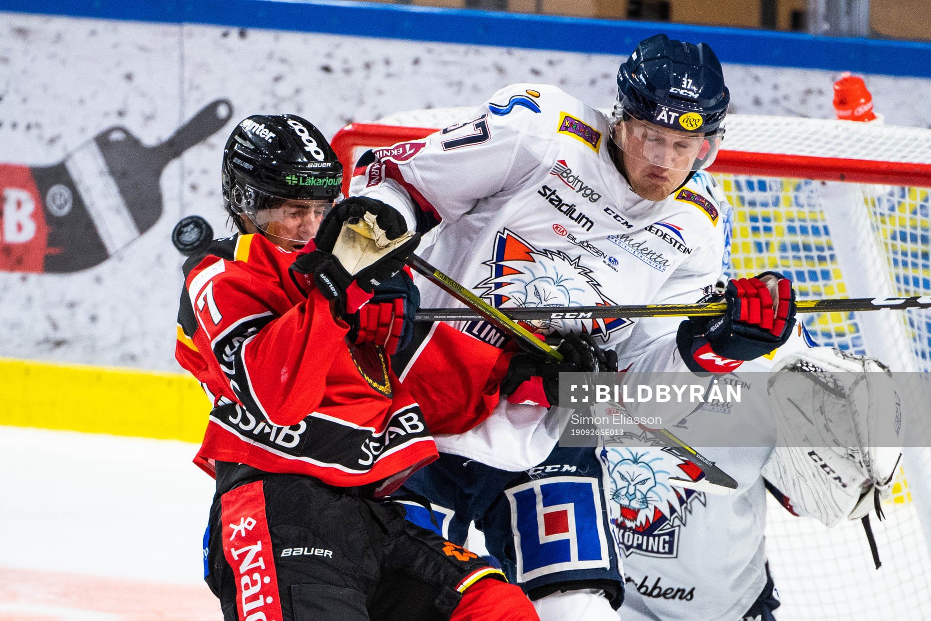 Luleås Isac Brännström och Linköpings Adam Ginning