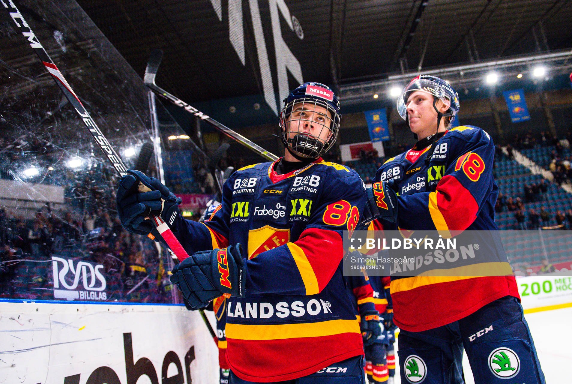 Djurgårdens Alexander Holtz jublar
