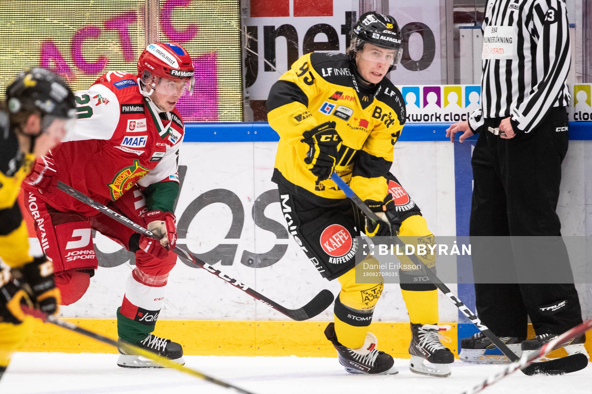 Moras Nils Carnbäck och Västerås Gustav Lindberg