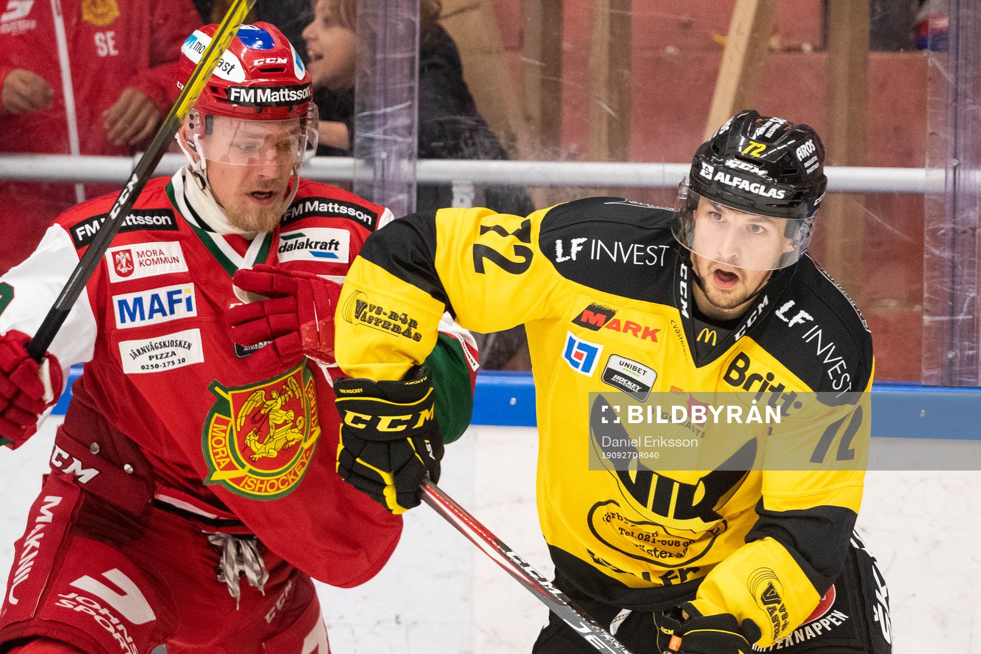 Moras Kristoffer Gunnarsson och Västerås Viktor Hertzberg
