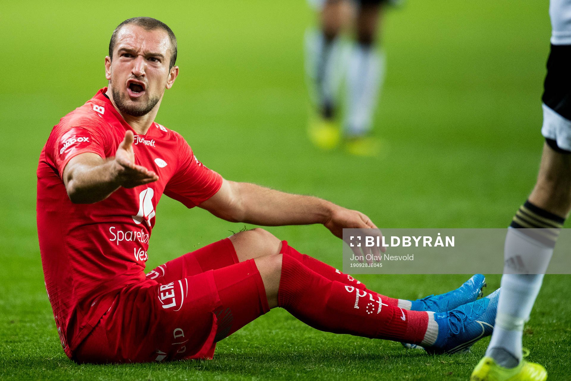 Veton Berisha of Brann reacts