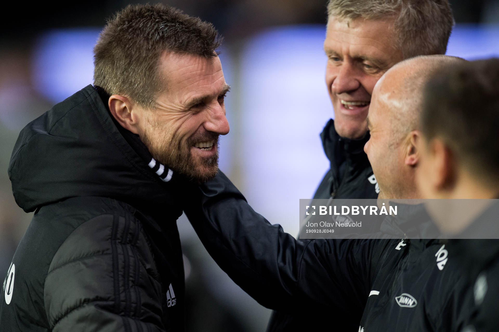 Eirik Horneland, head coach of Rosenborg, and Lars Arne