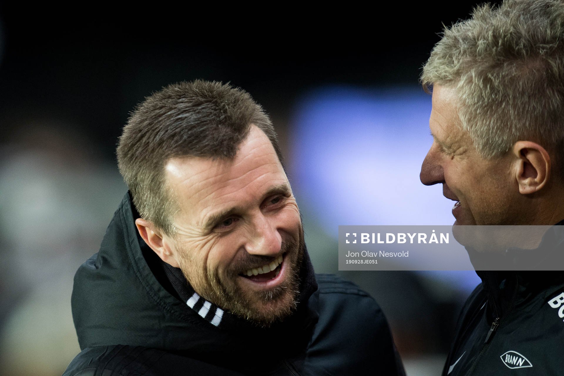 Eirik Horneland, head coach of Rosenborg, and Lars Arne