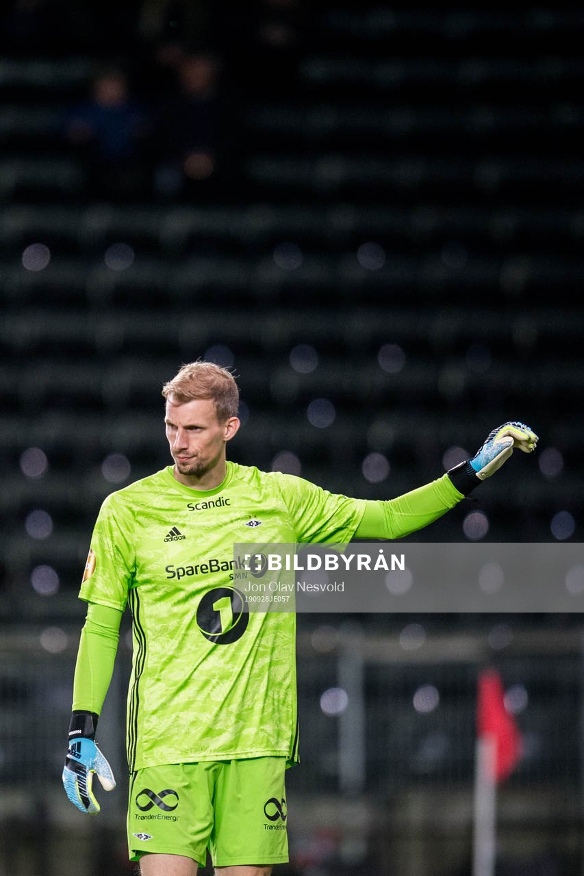 Goalkeeper André Hansen of Rosenborg