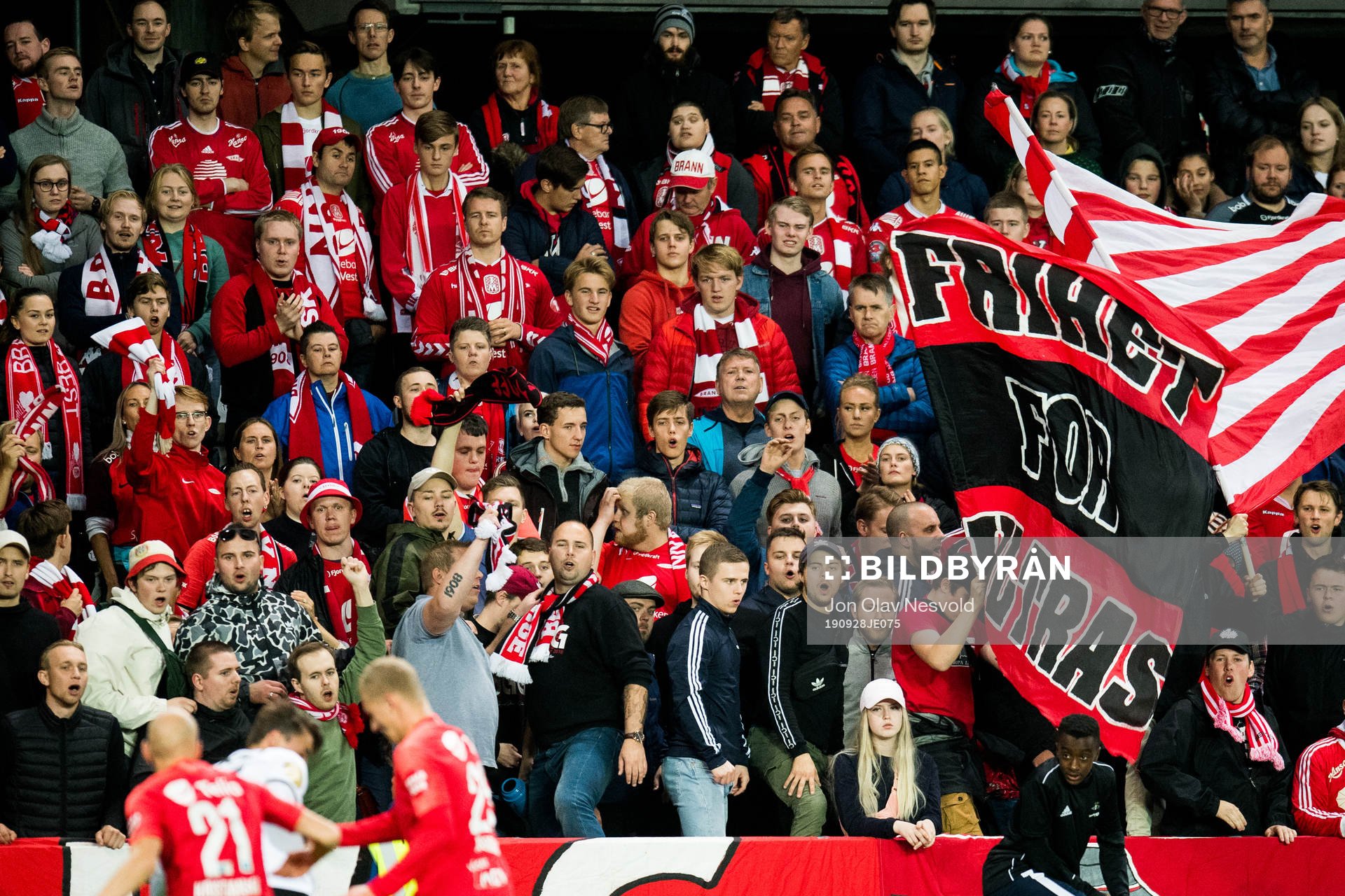 Supporters of Brann