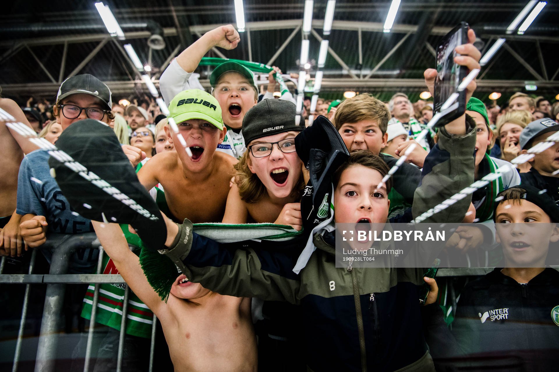 Rögles fans jublar