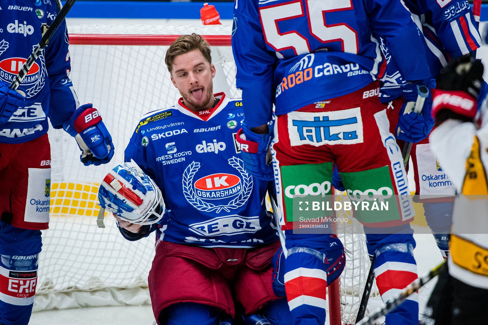 Oskarshamns målvakt Tex Williamsson med problem med