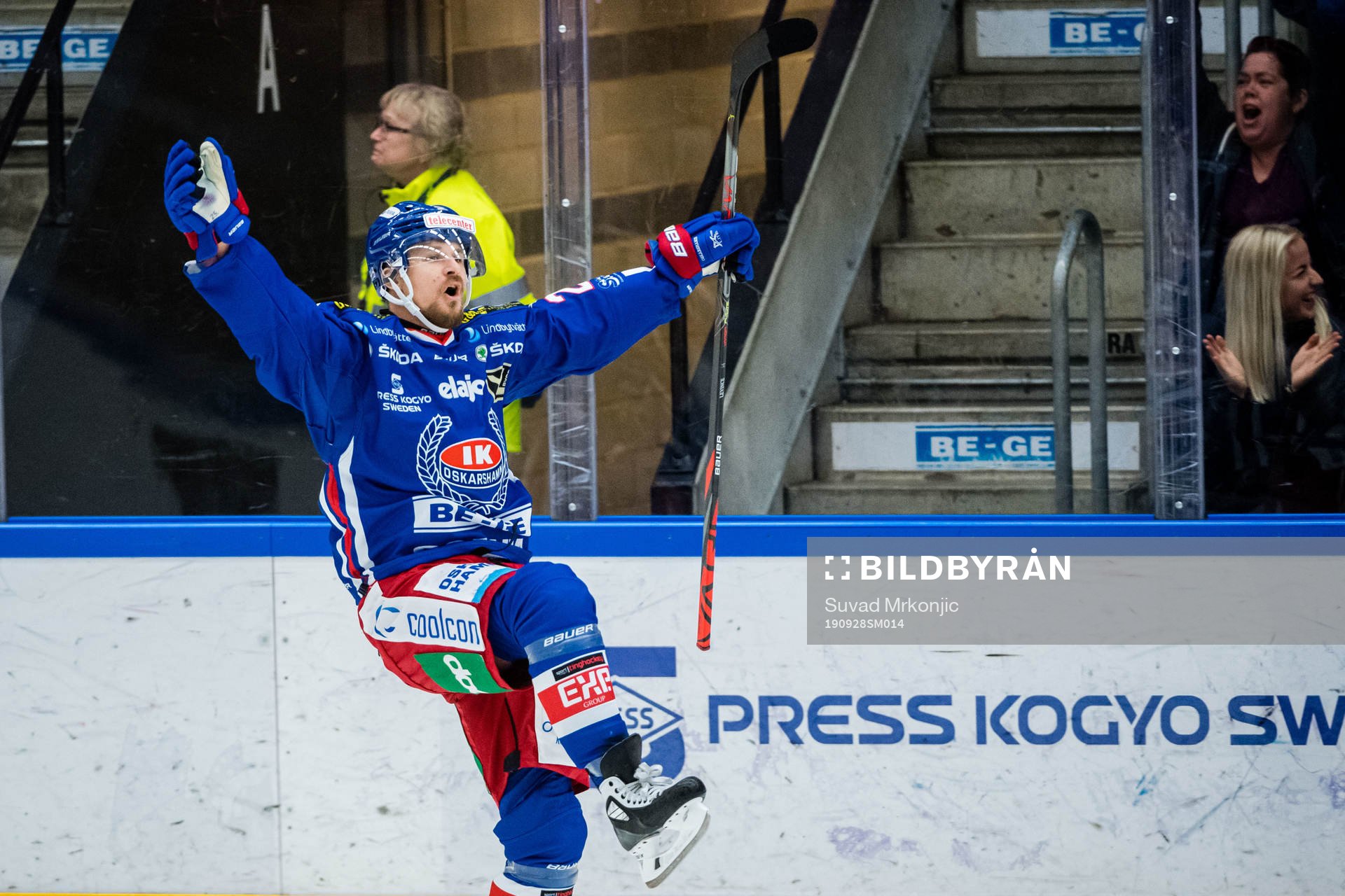 Oskarshamns Johannes Salmonsson jublar