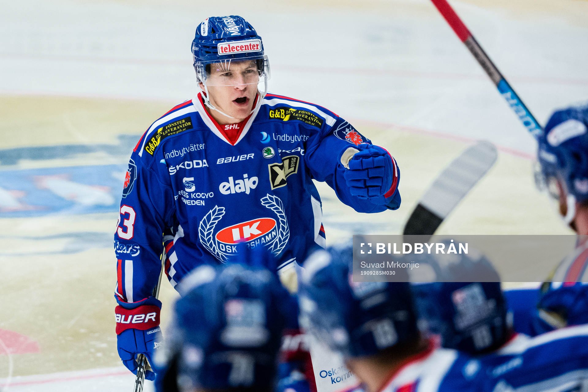 Oskarshamns Filiph Engsund jublar