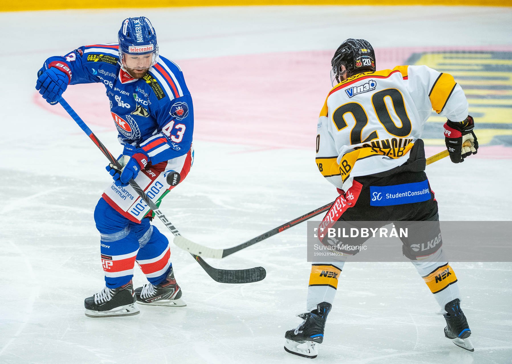 uOskarshamns Nichlas Hardt och Luleås Jack Connolly