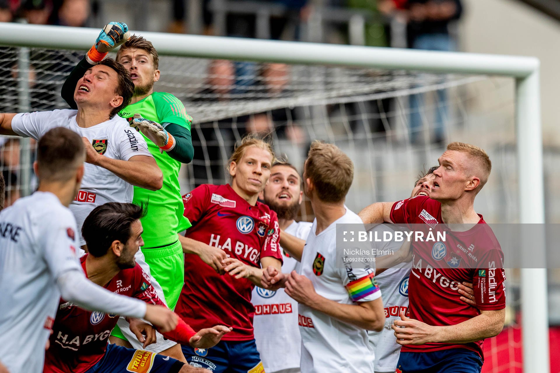 under fotbollsmatchen i Superettan mellan Örgryte och
