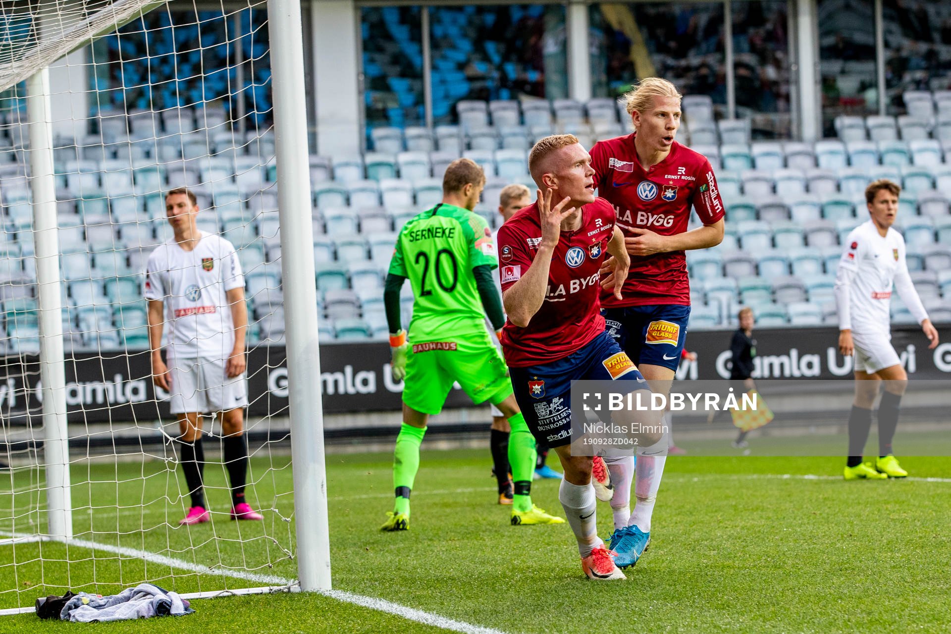 Örgrytes David Engström och Gustav Ludwigson jublar