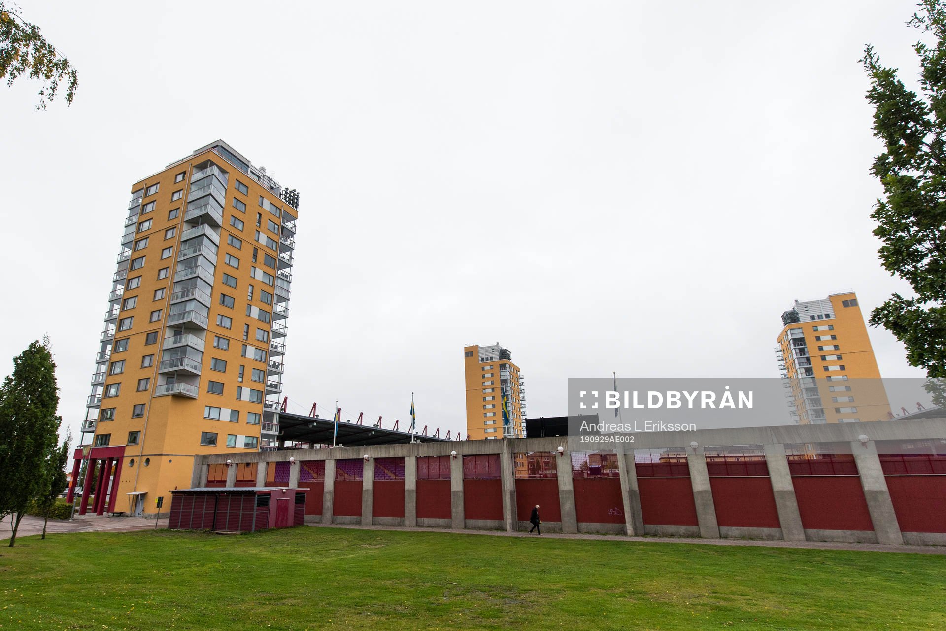 Exteriör av Tunavallen