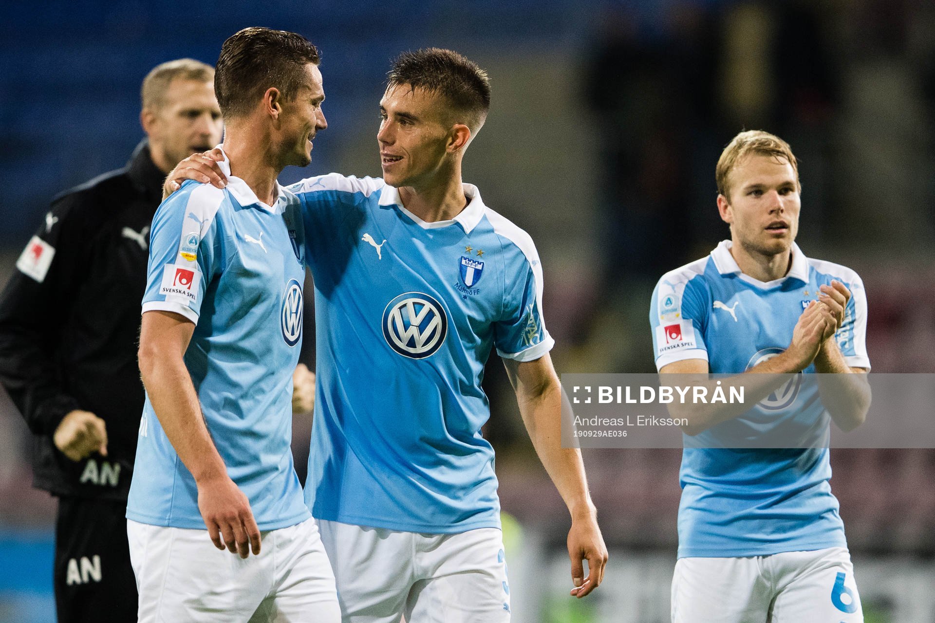 Malmö FFs Markus Rosenberg, Jonas Knudsen och Oscar