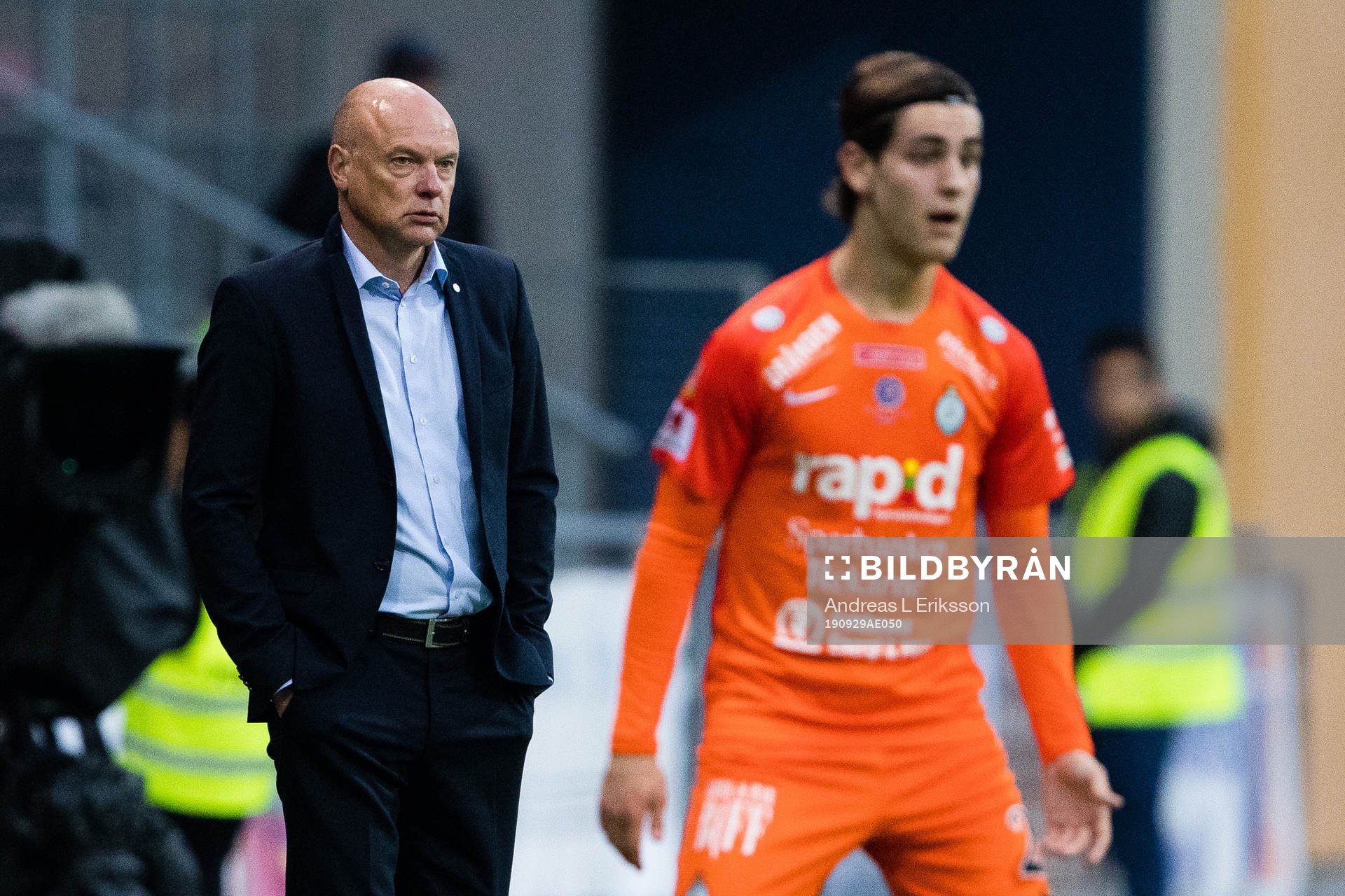 Malmö FFs tränare Uwe Rösler och AFC Eskilstunas Adi