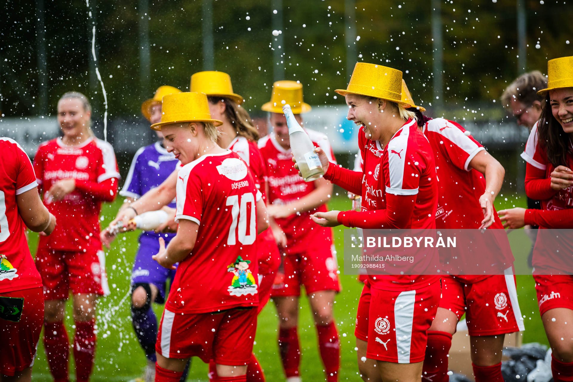 Dösjöbros spelare jublar