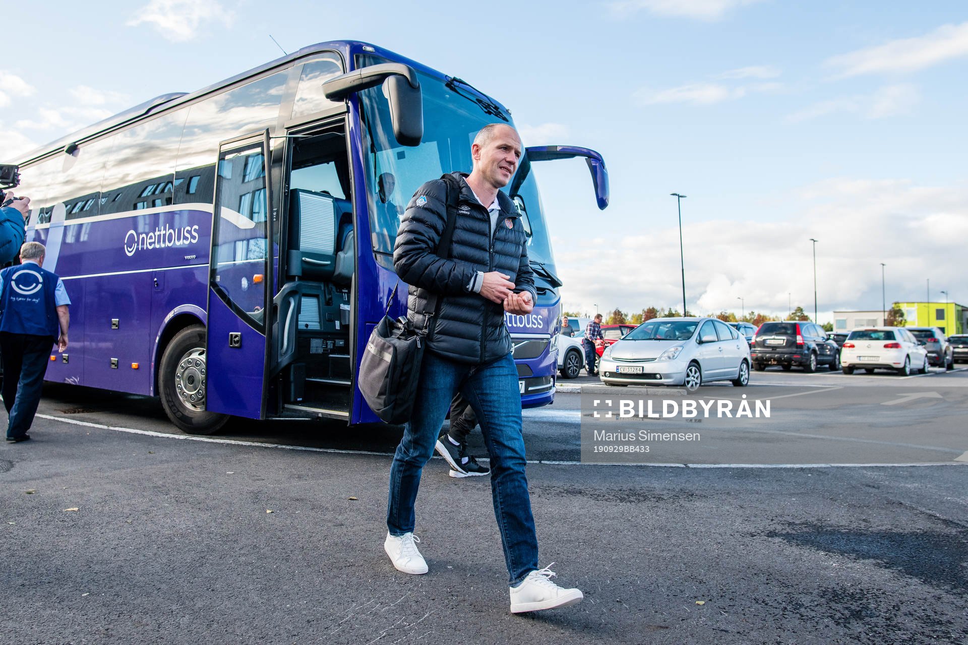 Bjørn Erik Melland, head of sports at Aalesund, arrives