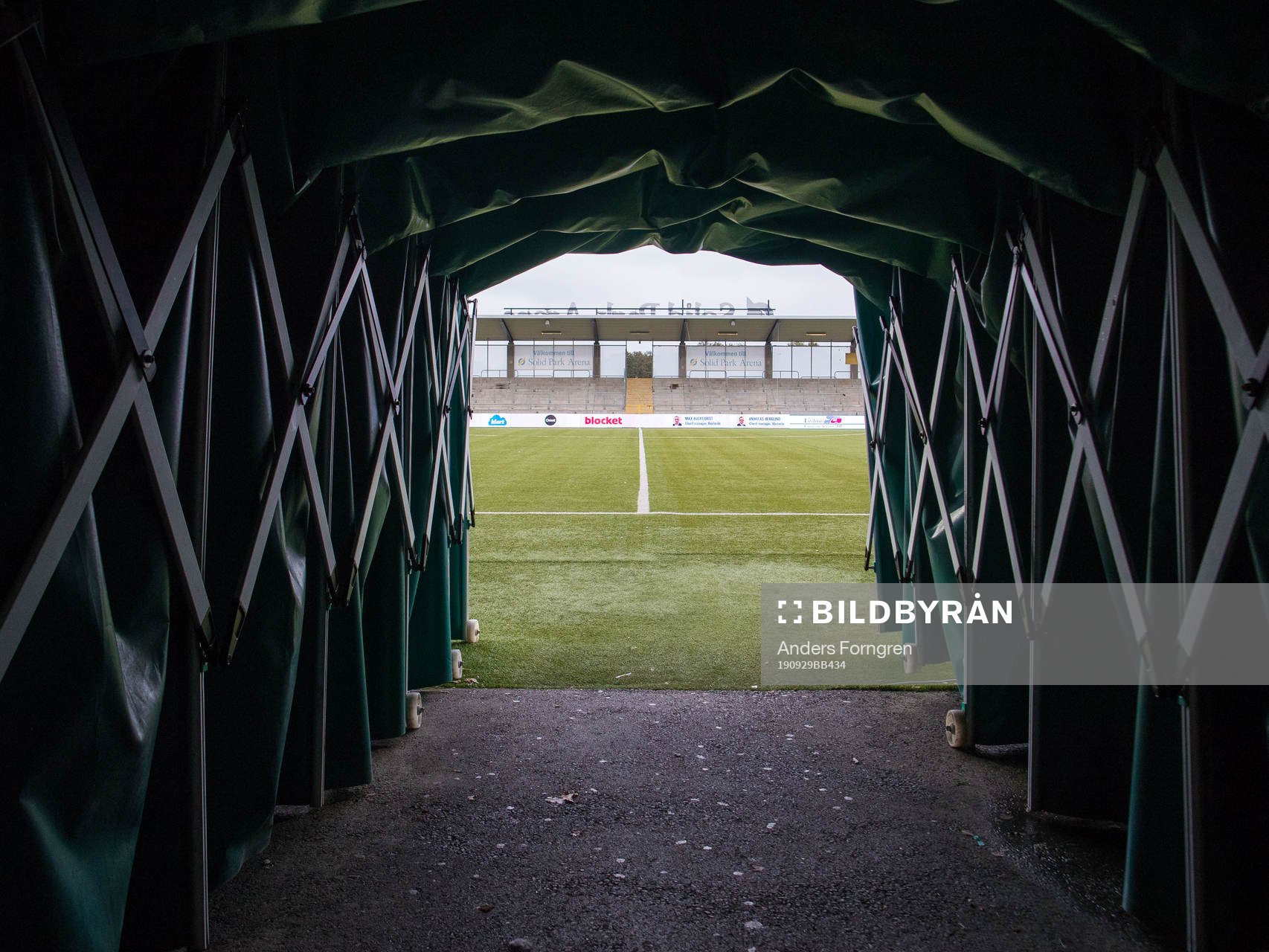 Solid Park Arena innan fotbollsmatchen i Superettan mellan