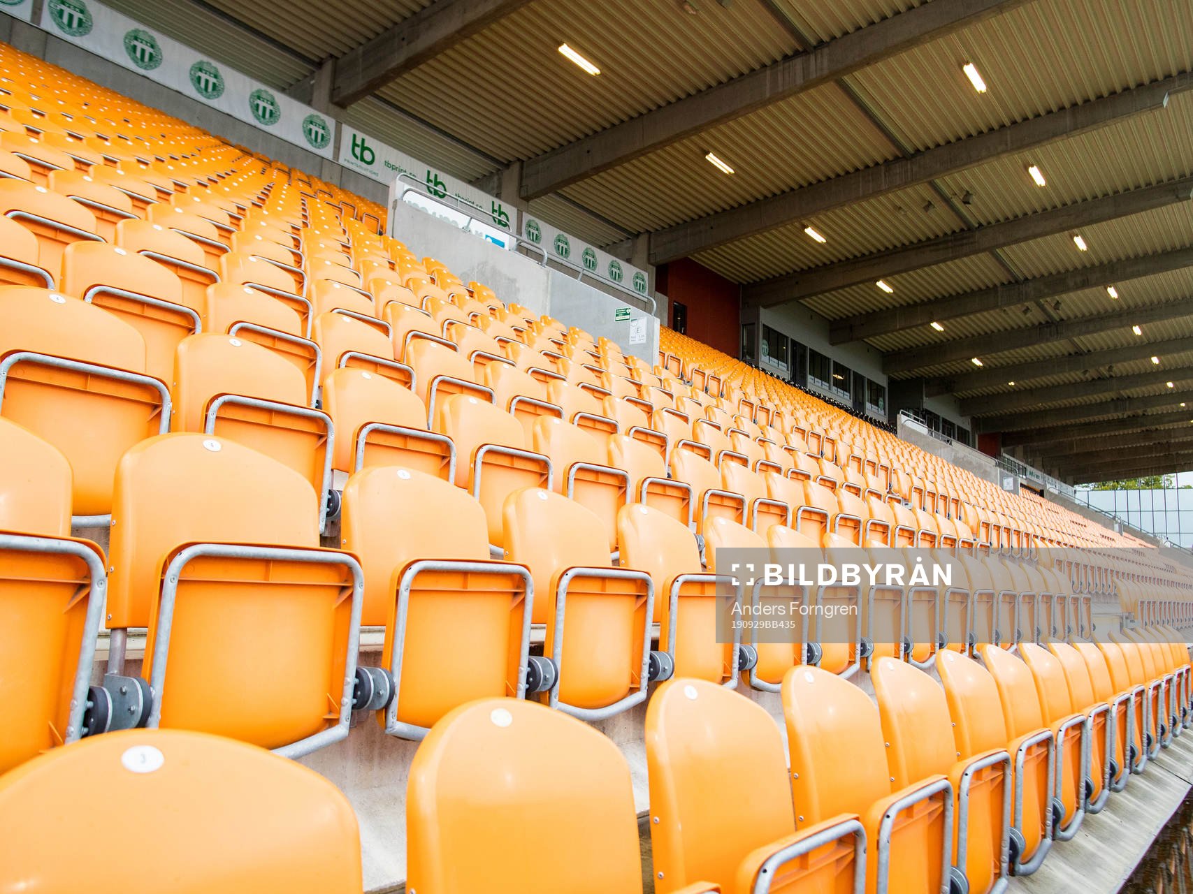 Solid Park Arena innan fotbollsmatchen i Superettan mellan