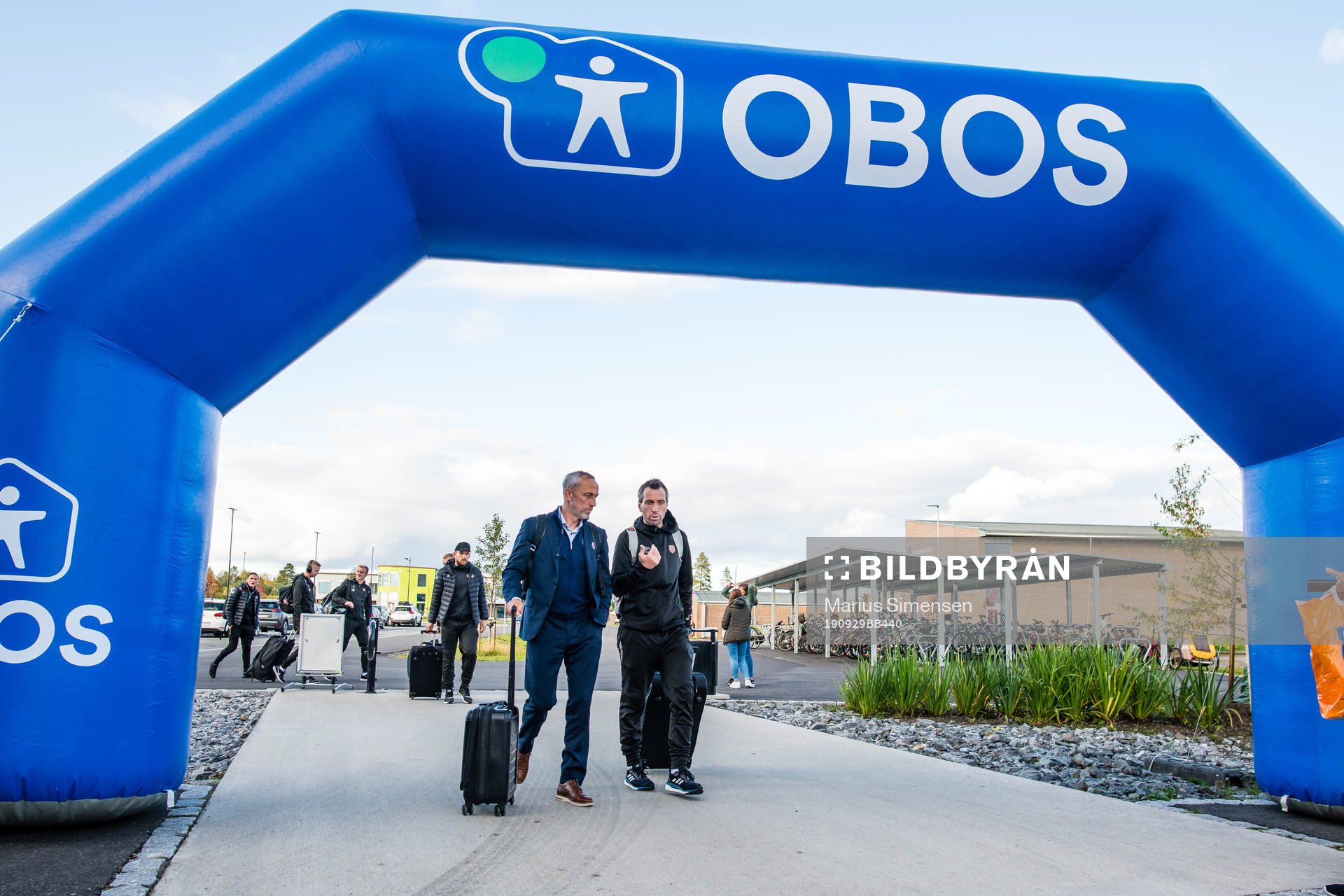 Lars Bohinen, head coach of Aalesund,  and Andrea Loberto,