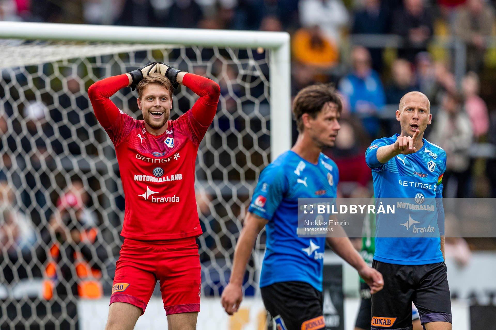 Halmstads målvakt Malkolm Nilsson