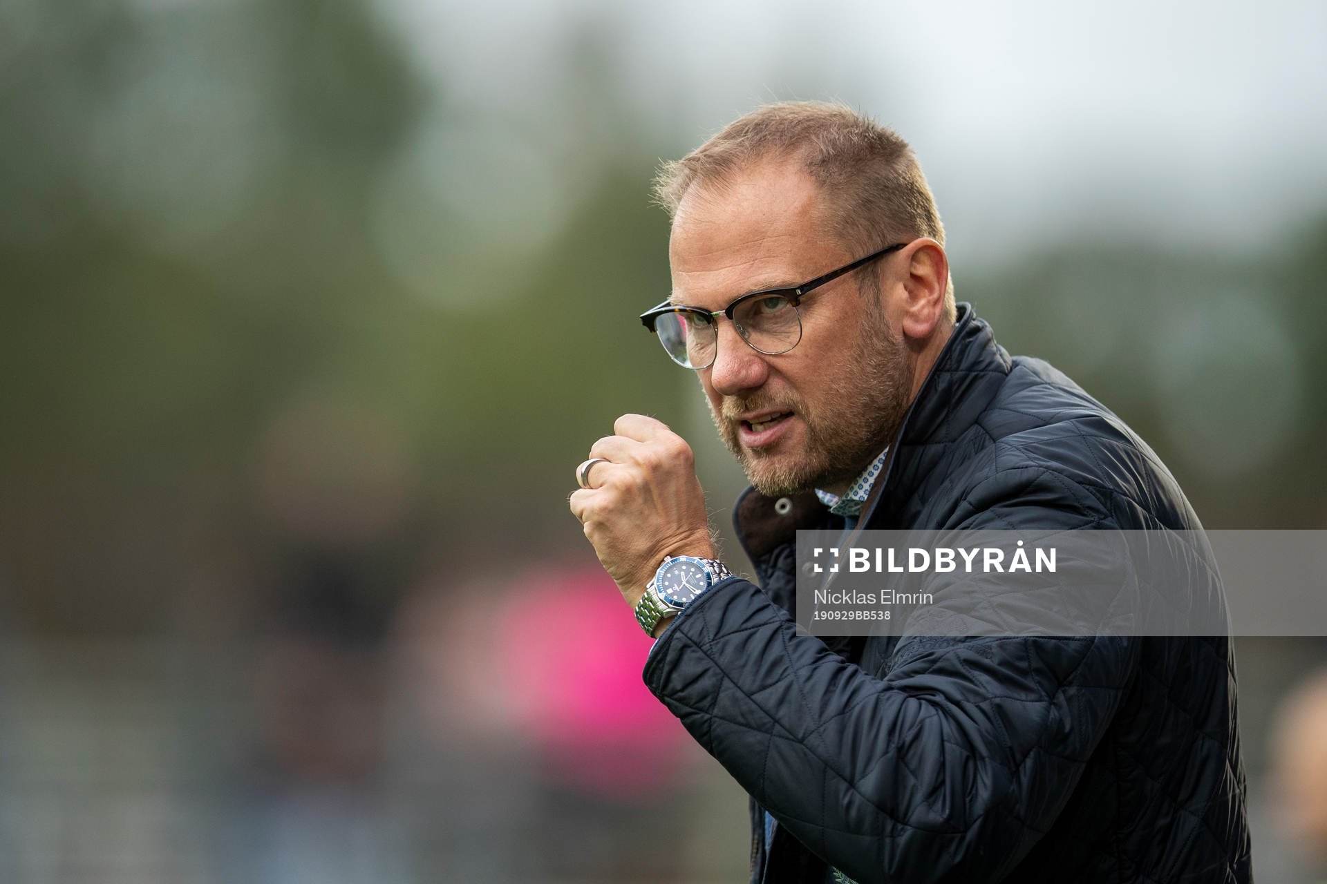 Halmstads tränare Magnus Haglund
