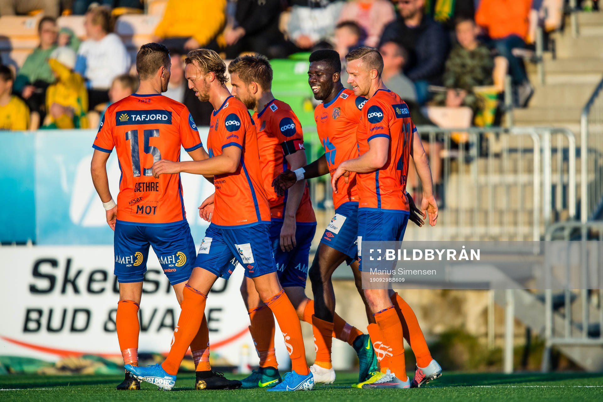 Pape Habib Gueye of Aalesund celebrates