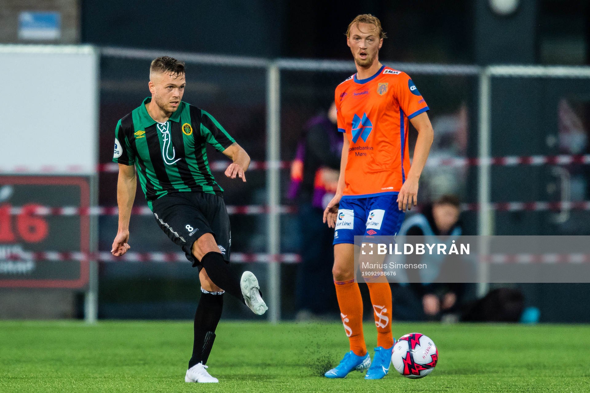 Sverre Hjelle Økland of Ull/Kisa and Jørgen Hatlehol of