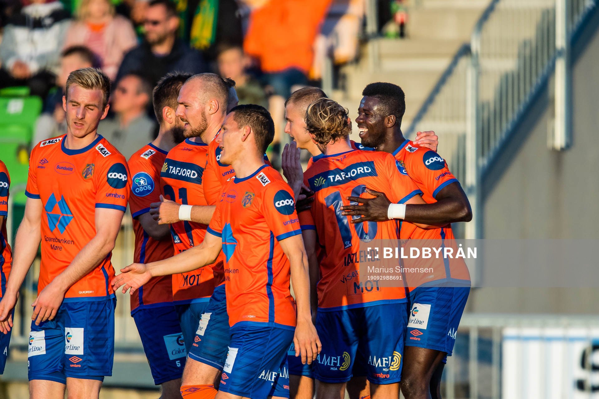Pape Habib Gueye of Aalesund celebrates