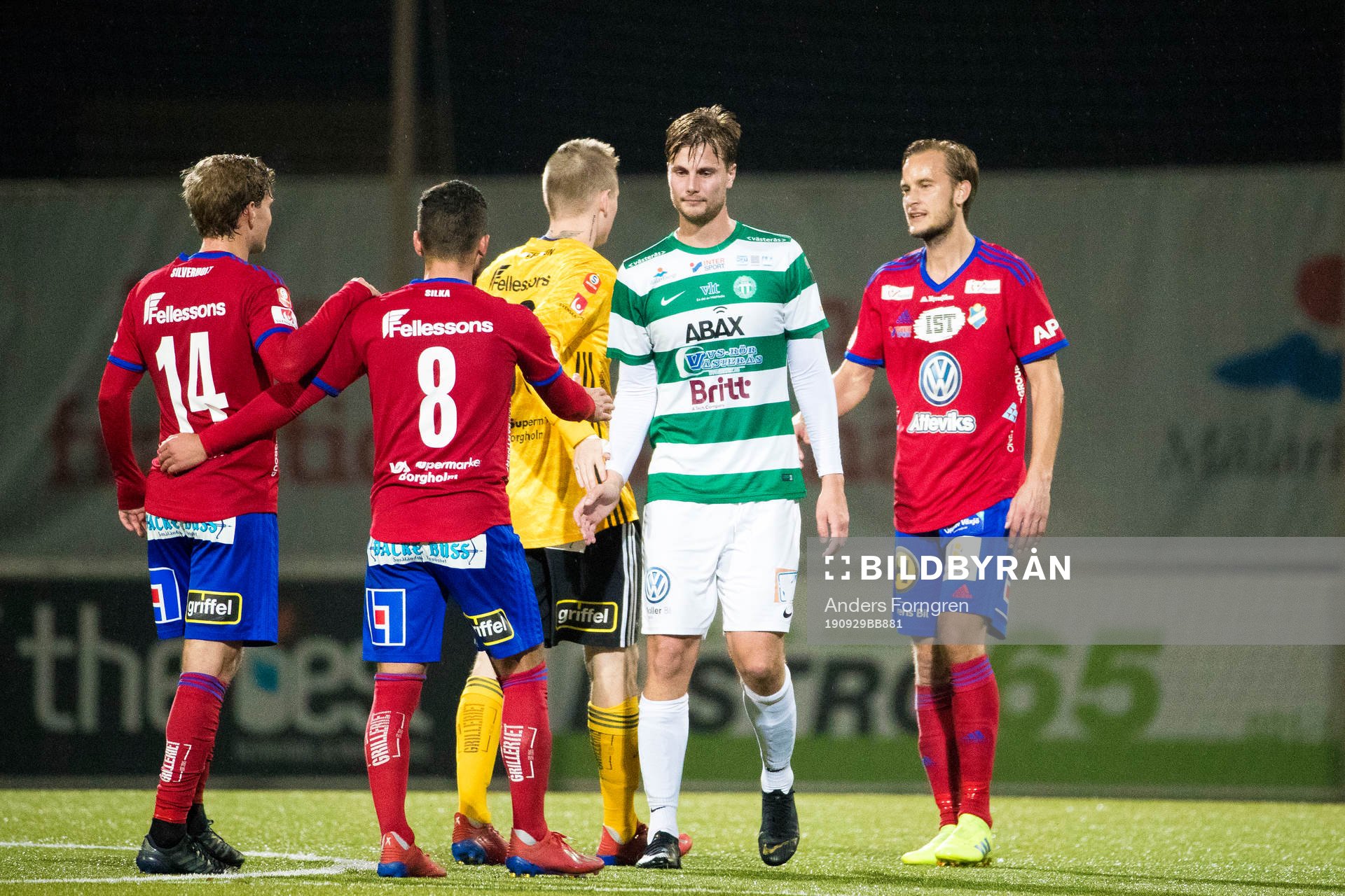 Östers Oliver Silverholt , Liridon Silka samt målvakt