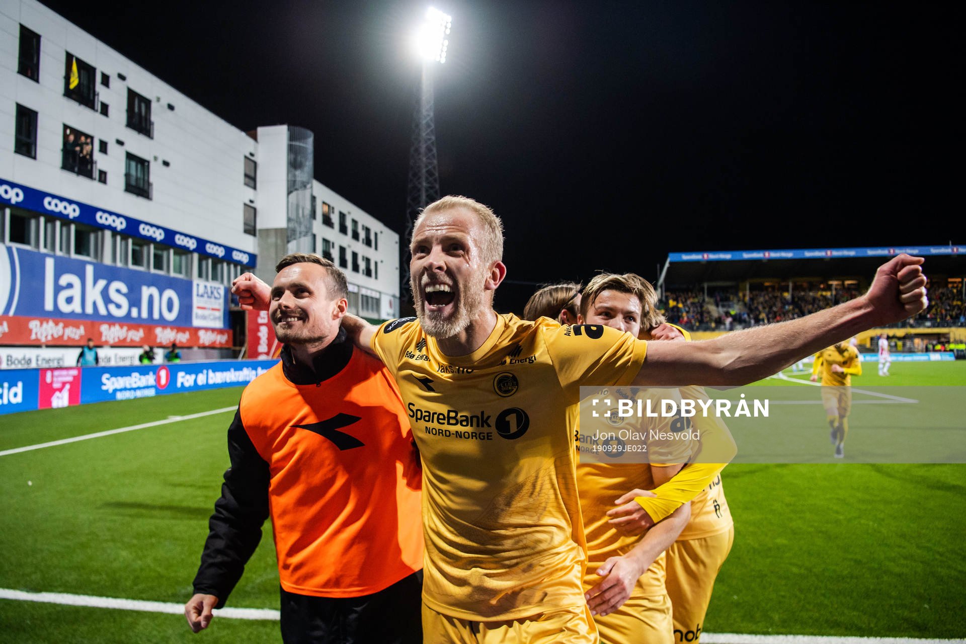 Vegard Leikvoll Moberg of Bodø/Glimt celebrates