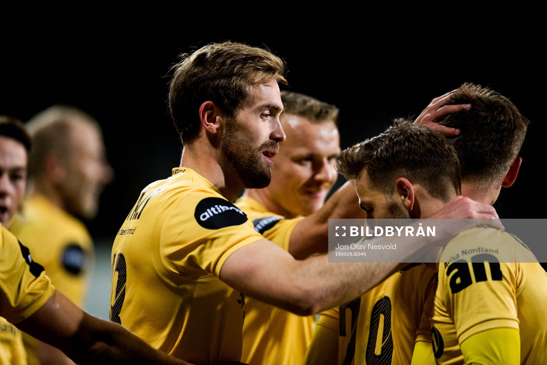 Brede Mathias Moe of Bodø/Glimt celebrates